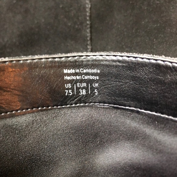 Aldo tall suede heel boots Sz 7.5 - Picture 15 of 16